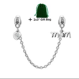 Mom Charm Bead | 925 Silver | Brand New